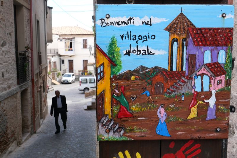 How Italy’s migrant model town Riace veered far-right